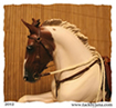 Campdrafting bridle for model horses made by Jana Skybova